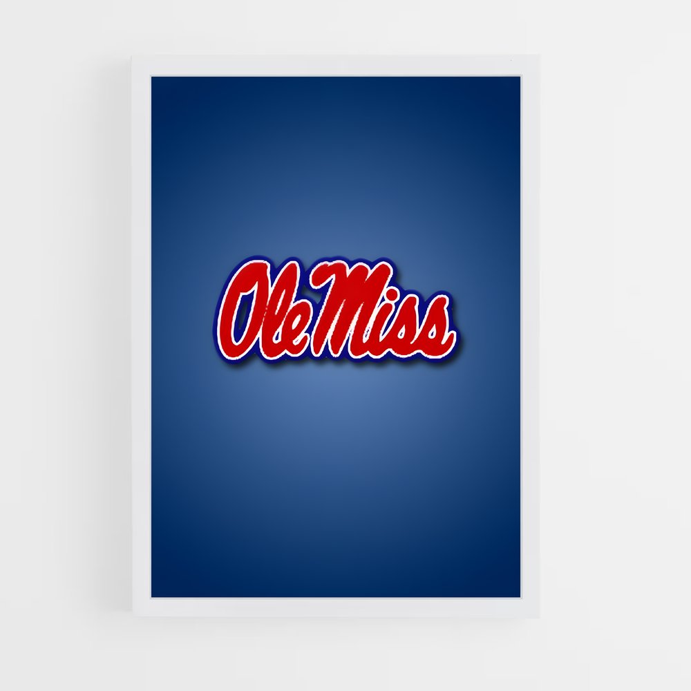 Poster Ole Miss Spirit – affiche Baseball (vue 3)